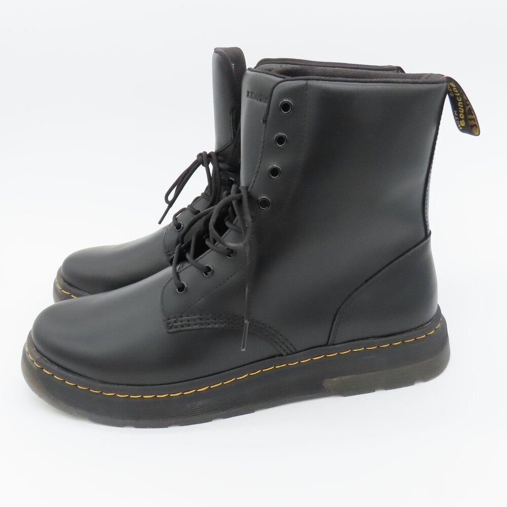 Dr. Martens Crewson Black Leather Lace-up Boots 31222001 - Mens Size 13 - Picture 2 of 9